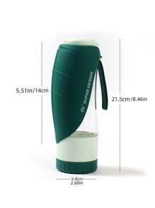 1 bình nước cho chó nâng cấp, bình đựng nước di động cho chó mèo chó con có cốc uống nước và hộp đựng thức ăn chống rò rỉ khi đi bộ ngoài trời, du lịch, đi bộ đường dài - Nhiều màu - Xem 15