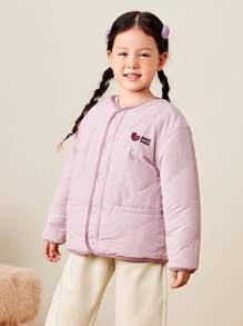 mini bala Waterproof Reversible Padded Jacket For Children Thick Winter Padded Coat