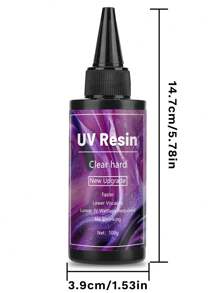 UV Resin Glue 100-500g Mold UV Glue And UV Lamp High Transparency Fast Drying DIY Crystal Jewelry Making
