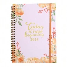 英文 A5 螺旋笔记本、每日计划本、办公室待办事项清单、学习备忘录、日程安排器 - 均碼 - 查看 14