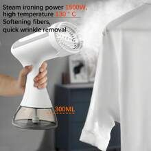 Máquina de planchar de ropa de mano, pequeña máquina de planchar a vapor para el hogar, plancha eléctrica, planchado de ropa, portátil, buen almacenamiento