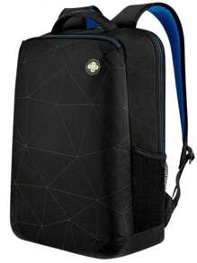 Large Reinforced Unisex Sports Backpack - màu đen - Xem 2