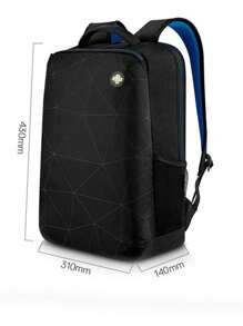 Large Reinforced Unisex Sports Backpack - màu đen - Xem 3