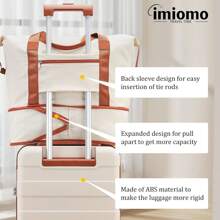 Joyway Maleta de mano Imiomo, Juego de 3 maletas rígidas de 20 pulgadas con ruedas giratorias, con candado TSA