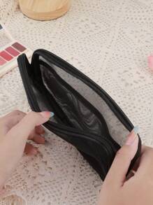 1个化妆刷旅行包，化妆品洗漱收纳袋，男女通用美妆工具网状收纳袋 - 彩色 - 查看 5