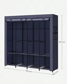 Portable Closets - Dark Blue - View 6