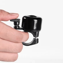 向鈴顏色彩繽紛的小型鋁合金拇指自行車鈴