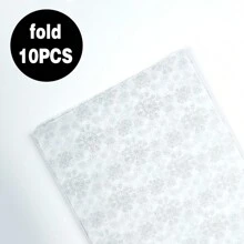 TIMBLESSING 10 PIÈCES/12 PIÈCES Rouleaux de papier cadeau de Noël, papier fin sans pli, avec des designs incluant le renne, le sapin de Noël, le flocon de neige, en couleurs or et argent. Convient pour Noël, Nouvel An, Saint-Valentin, fêtes, cadeaux, décorations, etc.