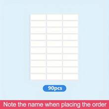 30/60/90/120/180 张自定义姓名贴纸，个性化产品标签可满足家庭标签需求，防水、防褪色、抗撕裂，全白返校、多功能、装饰性、可重复使用、现代、多彩、可爱、复古、卡通、卡哇伊、定制、个性化、独特、定制、工人、客户、学生、适用于商务/工作/办公室、适用于学校