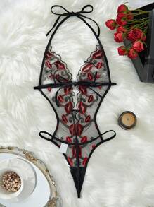 性感内衣 1 刺绣女士性感紧身连体衣