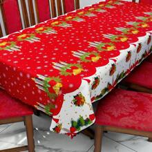 Beautiful Printed Oxford Christmas Tablecloth - 顏色12 - 查看 3