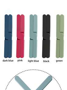 1 件可折叠隔热垫，便携时尚北欧设计硅胶火锅、平底锅、餐具隔热餐垫，适用于餐厅、咖啡厅、厨房和家庭日常使用圣诞装饰、圣诞派对用品 - 彩色 - 查看 6