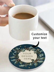 Đế lót ly ảnh của bạn! Đế lót ly ảnh gốm tùy chỉnh - Tuyệt vời cho Giáng sinh, sinh nhật và ngày lễ! Gửi ảnh cá nhân và tin nhắn của bạn. - Nhiều màu - Xem 8