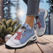 Zapatillas deportivas casuales nuevas para mujer de talla grande - Multicolor - Ver 3