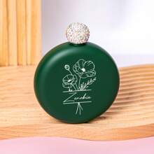 Personalise Premium Stainless Steel Flask,Customized Round Flask,Bridesmaids Wedding Party Gifts,Stylish Personalized Gift For Her,Christmas Gifts