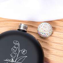 Personalise Premium Stainless Steel Flask,Customized Round Flask,Bridesmaids Wedding Party Gifts,Stylish Personalized Gift For Her,Christmas Gifts