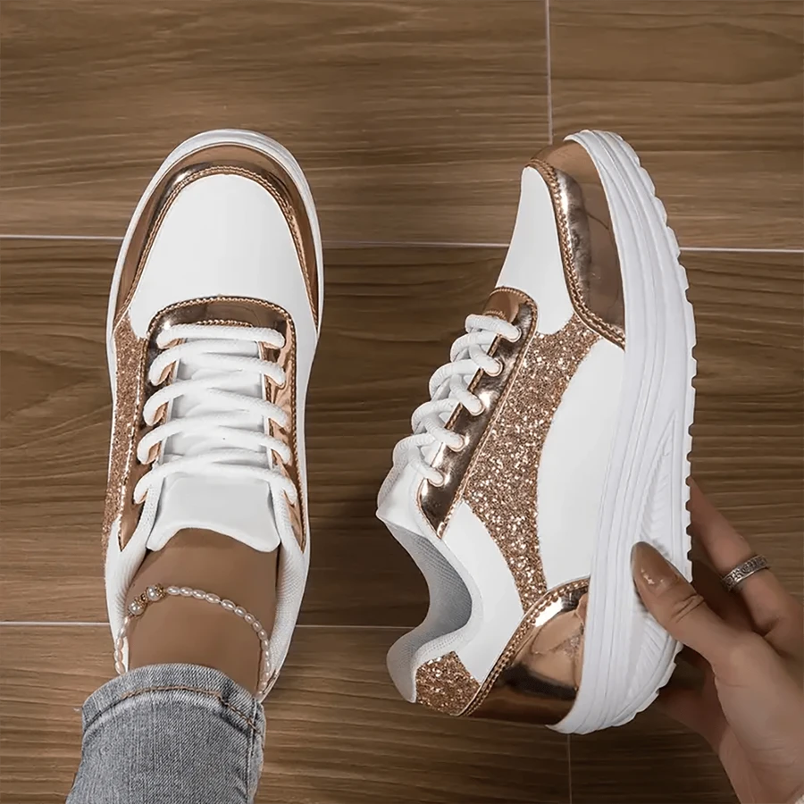 Giày thường ngày cho nữ - Vàng - Xem 1