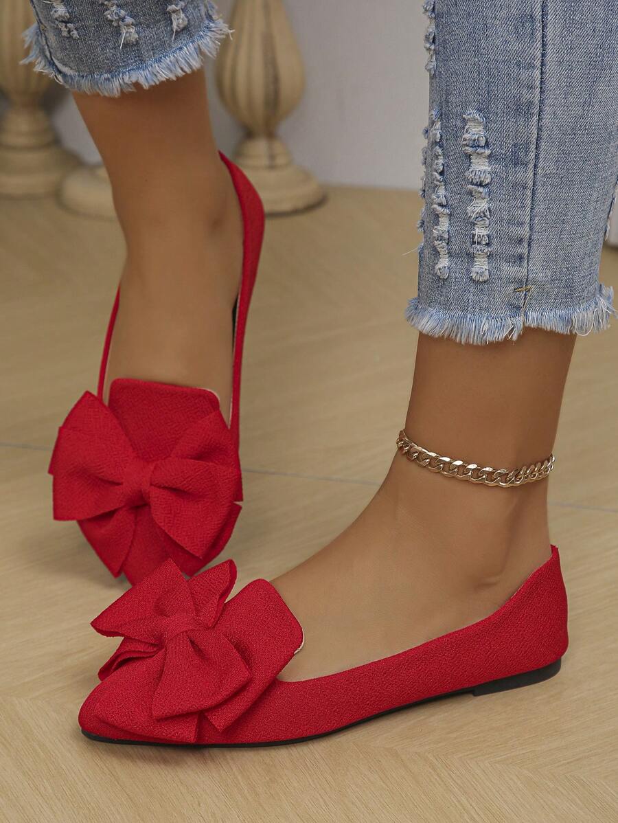 2025 Otoño Zapatos casuales de lona con punta puntiaguda, suela blanda y estampado de dibujos animados lindos para mujer talla grande 35-45, adecuados para primavera/verano y San Valentín