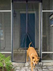 شبكة تحجيب الناموس المغناطيسية للصيف مع إغلاق آلي، شبكة الباب المخفية لحماية من الحشرات والذباب