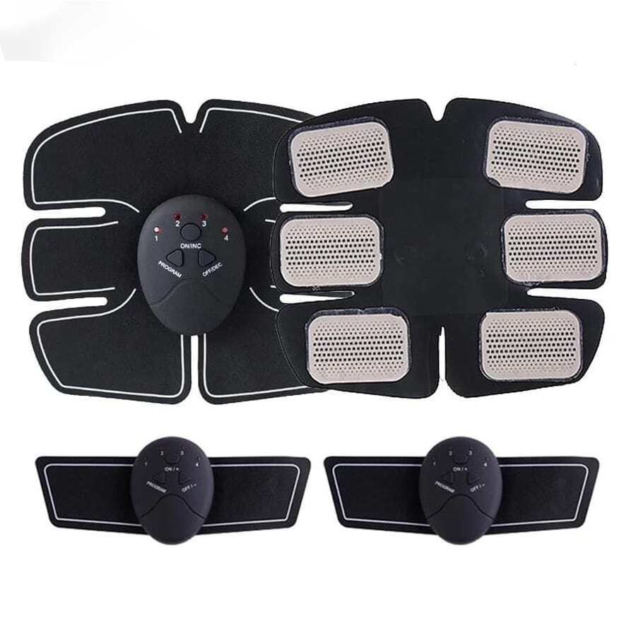 Stimulateur Abdominal électrique - 18 Niveaux D'intensité - Écran Numérique - Rechargeable USB - Pour Renforcement Musculaire à La Maison