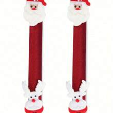 Vỏ bọc tay cầm lò nướng và tủ lạnh Giáng sinh lễ hội - Polyester, không dùng pin, hoàn hảo để trang trí nhà ngày lễ - Nhiều màu - Xem 4