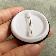 44mm 1.7 inch Pins Broach DIY Nút Snap-In Craft - màu đen - Xem 5