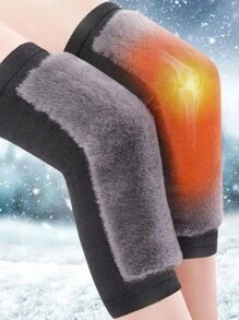 (Màu lông bên trong là ngẫu nhiên) 1 cặp đệm đầu gối mùa đông bằng vải nhung ấm áp cho người cao tuổi nam nữ ống chân co giãn giữ ấm viêm khớp đau thấp khớp nghỉ ngơi tại văn phòng - Đệm và bảo vệ đầu gối cho phụ nữ, nam giới, người già bị lạnh chân viêm khớp - Đệm chân mềm mại, thoáng khí, chống lạnh, đầu gối khi chạy, chơi thể thao và các hoạt động hàng ngày - Đặt hàng lớn hơn một cỡ để vừa vặn thoải mái - Nhiều màu - Xem 12