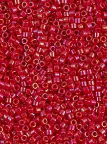 1,6 mm 11/0 Délica Perles 10g Perles de verre iridescentes arc-en-ciel couleur Japon 11/0 Délica Perles pour bracelet fabrication de bijoux