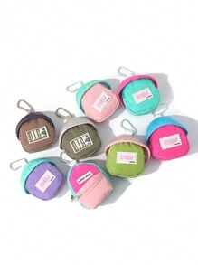 Mini Charm Coin Purse Portable Storage Pouch Earphone Coin Bag Key Holder Candy Color Wallet For Women Wallet Mini Wallet Purse Wallet Travel Wallet Coin Wallet