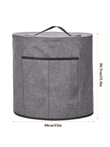 1pc Pressure Cooker Cover With Storage Bag, Made Of Waterproof Oxford Cloth + Aluminum Film, Dust-Proof And Water-Resistant, Easy To Store, Suitable For Kitchen Appliances (38*38.7cm) - Multicolor - View 2