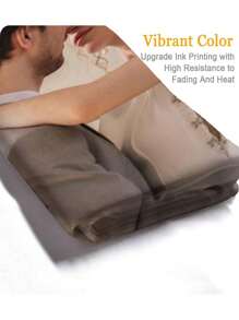 1pc Customized Flannel Shower Curtain, Custom Background, Custom Wedding Shower Curtain, Personalized Image, Custom Image, Extra Thick & Super Soft, Suitable For All Seasons, Family & Friend Images, Make A Gift For Friends And Family Home Bathroom Decor Fall Decor Bathroom Accessories Back To School - Multicolor - View 3