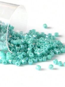 1,6 mm 11/0 Délica Perles 10g Perles de verre iridescentes arc-en-ciel couleur Japon 11/0 Délica Perles pour bracelet fabrication de bijoux