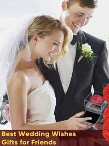 1 hộp quà tặng vòng cổ thanh lịch, hộp quà tặng hoa hồng giả, quà tặng ngày lễ tình nhân, quà tặng kỷ niệm, quà tặng ngày của mẹ, quà tặng mẹ bạn gái vợ, quà tặng sinh nhật cho phụ nữ, quà tặng tiệc tùng, quà tặng tốt nghiệp - nhiều màu - Xem 4