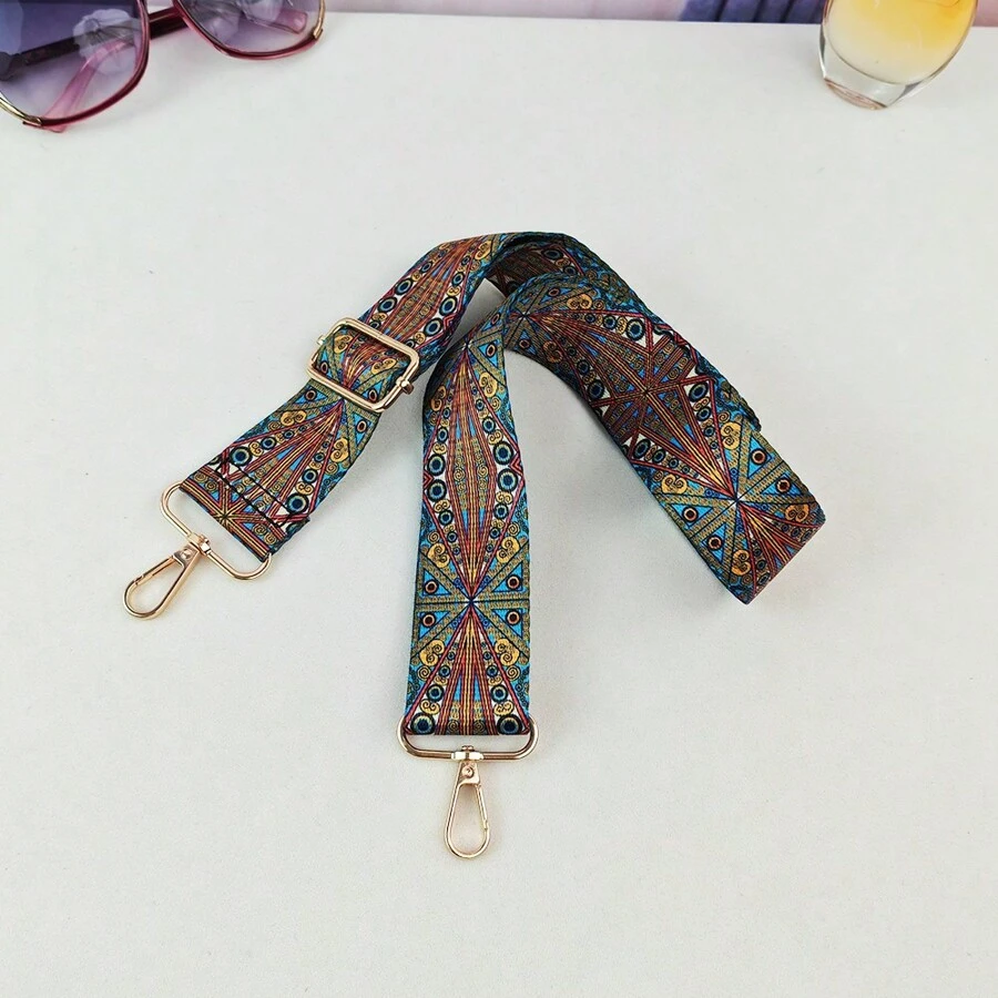 Sangle de sac en polyester et réglable - sangle d'épaule de rechange pour sacs à main et sacs à main. Cadeau d'hiver pour femmes - Multicolore - Voir 1