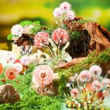 10 sztuk/opakowanie naklejek do dziennika z motywem mniszka lekarskiego do samodzielnego scrapbookingu, zestaw dekoracyjnych naklejek do albumu ze zdjęciami - Wielokolorowe - Zobacz 5
