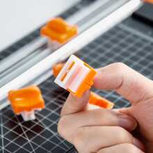 Replacement Guillotine Knife Model853 2 Pieces Vmingo Paper Knife Back To School - Orange - View 5