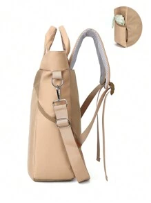 Lässig wasserdichter Rucksack, multifunktionaler Laptop-Rucksack Schultasche, robuster Outdoor Reiserucksack, Rucksack mit abnehmbarem Schultergurt, für Reisen, Pendeln, Alltag, College