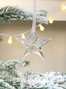 12 chiếc que băng trang trí Giáng sinh trong suốt mặt dây chuyền trang trí bằng băng, vật dụng trang trí lễ hội Giáng sinh, Giáng sinh - Nhiều màu - Xem 21