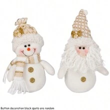 1 Peça Figura de Boneco de Neve de Natal - Decoração Doméstica Estilo Nórdico, Peça Central de Mesa para Feriados, Presente de Aniversário/Casamento/Aniversário/Festa, Ornamento de Mesa Criativo, Boneco de Pelúcia Papai Noel Boneco de Neve, Decoração de Natal, Presente de Natal, Decoração de Quarto, Suprimentos para Festa de Natal