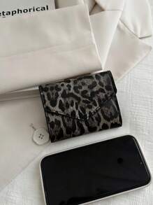 Coin Purse & Card Holder With Multiple Card Slots Suitable For Daily Office Shopping Travel Commuting Holiday Leopard Print Christmas Gifts Gift Thanksgiving Vintage Gifts For Women