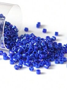 1,6 mm 11/0 Délica Perles 10g Perles de verre iridescentes arc-en-ciel couleur Japon 11/0 Délica Perles pour bracelet fabrication de bijoux