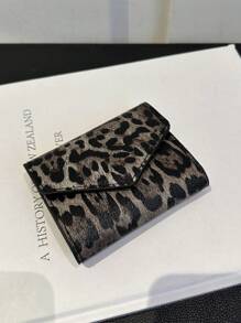 Coin Purse & Card Holder With Multiple Card Slots Suitable For Daily Office Shopping Travel Commuting Holiday Leopard Print Christmas Gifts Gift Thanksgiving Vintage Gifts For Women