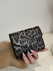 Coin Purse & Card Holder With Multiple Card Slots Suitable For Daily Office Shopping Travel Commuting Holiday Leopard Print Christmas Gifts Gift Thanksgiving Vintage Gifts For Women