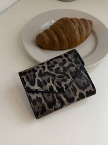 Coin Purse & Card Holder With Multiple Card Slots Suitable For Daily Office Shopping Travel Commuting Holiday Leopard Print Christmas Gifts Gift Thanksgiving Vintage Gifts For Women