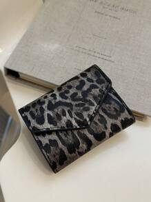 Coin Purse & Card Holder With Multiple Card Slots Suitable For Daily Office Shopping Travel Commuting Holiday Leopard Print Christmas Gifts Gift Thanksgiving Vintage Gifts For Women