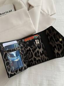 Coin Purse & Card Holder With Multiple Card Slots Suitable For Daily Office Shopping Travel Commuting Holiday Leopard Print Christmas Gifts Gift Thanksgiving Vintage Gifts For Women