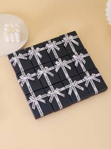 12 件蝴蝶结首饰礼盒、耳环项链收纳盒、婚礼派对首饰包装盒返校