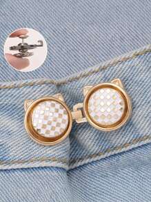 1 Cặp Đai Nịt Eo Khóa Vô Hình - Điều Chỉnh Quần Jeans, Váy, Quần Dài Mà Không Gây Khó Chịu - Nhiều màu - Xem 6