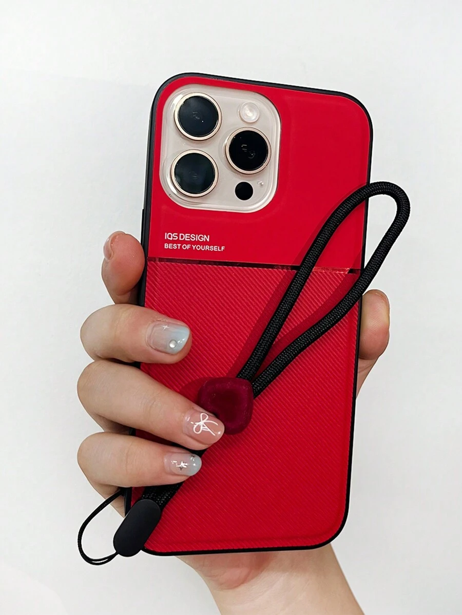 Ốp điện thoại silicon chống trượt chống vân tay họa tiết đá cẩm thạch sáng tạo tương thích với iPhone 16 Pro Max/16 Pro/16, iPhone 15 Pro Max/15 Pro/15, iPhone 14/13/12/11/XS/7/8 - Đỏ - Xem 1