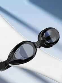 1pc HD Swimming Goggles HD Boy's Glasses Swimming Equipment - Black and White - View 3